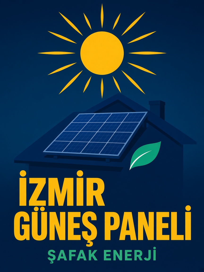 Şafak Enerji İzmir güneş paneli